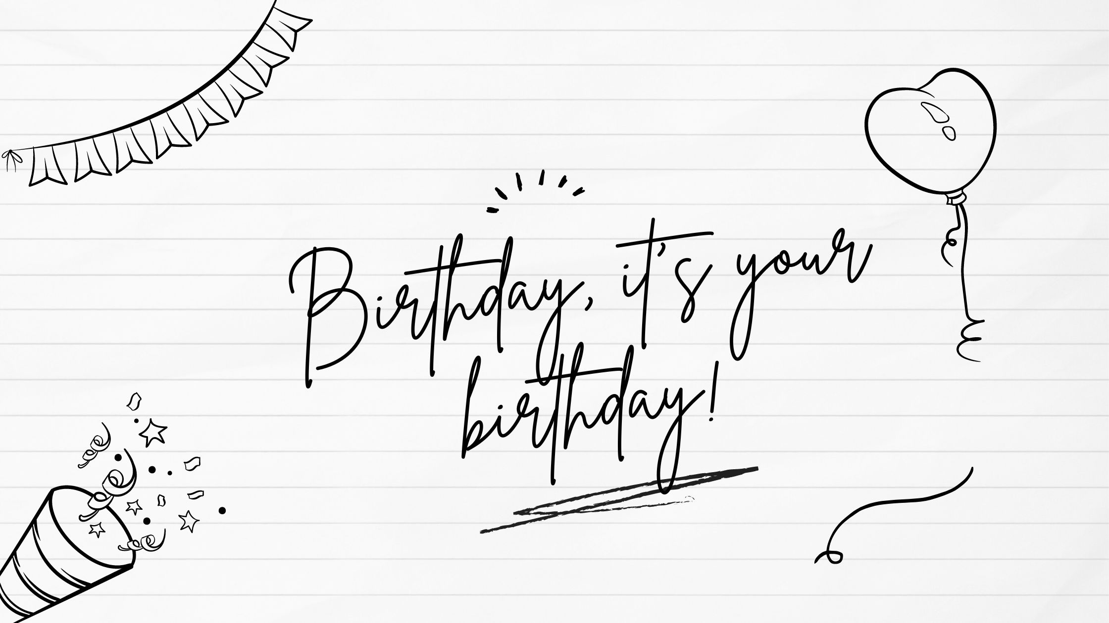 It’s your birthday! – Kreatywna Pani Angielska